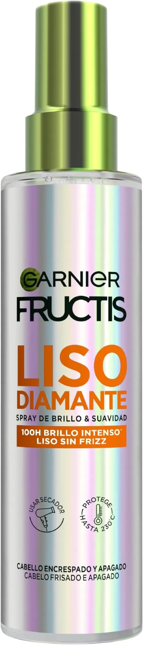 Garnier Fructis Liso Diamante Spray de Brillo y Suavidad 150 ml