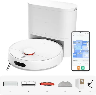 Robot aspirador y fregasuelos Xiaomi H40 con autovaciado