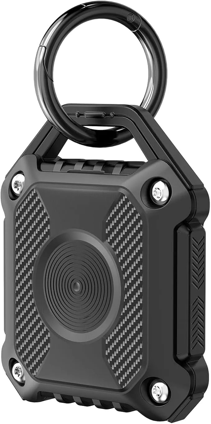 Funda Impermeable Llavero para Apple AirTag con Tornillo de Sujeción