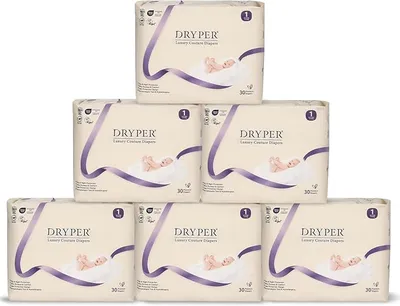 Pañales Ecológicos para Recién Nacidos DRYPER Talla 1