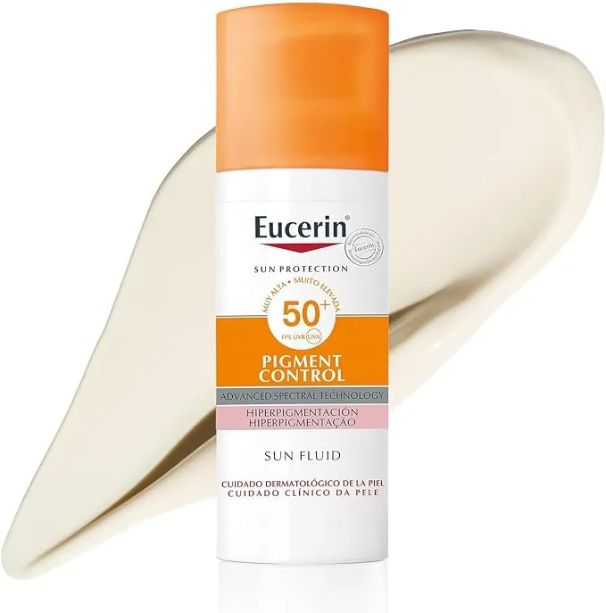 Crema facial solar Eucerin Sun Face Pigment Control Fluid FPS 50+