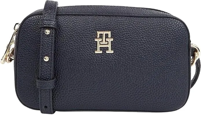 Bolso Bandolera Tommy Hilfiger Emblem Camera Bag Pequeño Azul