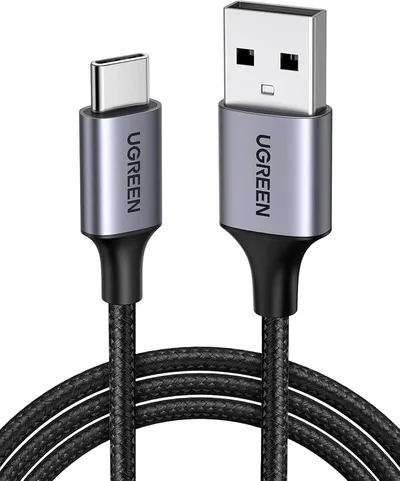 UGREEN Cable USB C Carga Rápida 3A QC3.0 480Mbps Cable Cargador USB Tipo C Trenzado Nylon