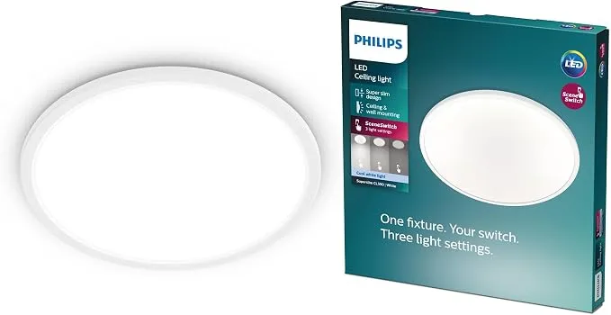 Plafón LED Philips Superslim Blanco Regulable