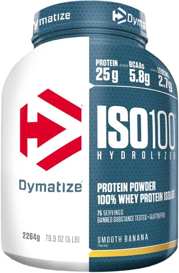 Dymatize ISO 100 Hydrolyzed Proteína Sabor Plátano (2264g)