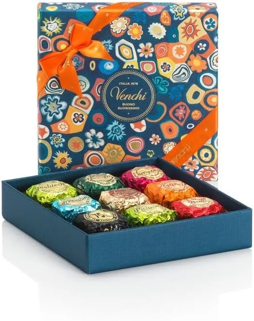 Venchi - Murrine Pietre Colorate Caja de Regalo con Chocolates Surtidos