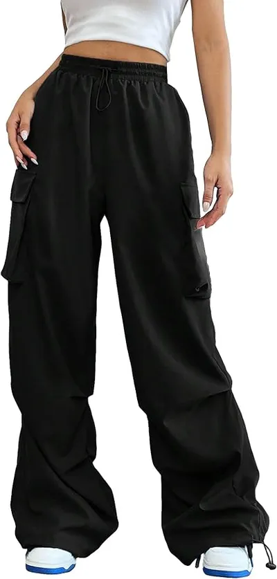 PANTALONES PARACAÍDAS MUJER
