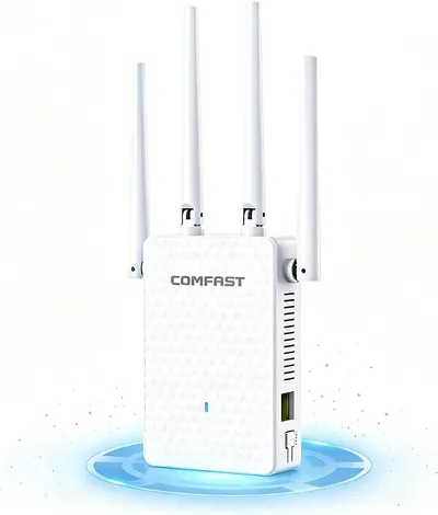 COMFAST Amplificador Señal WiFi, AC1200Mbps Repetidor WiFi Doble Banda