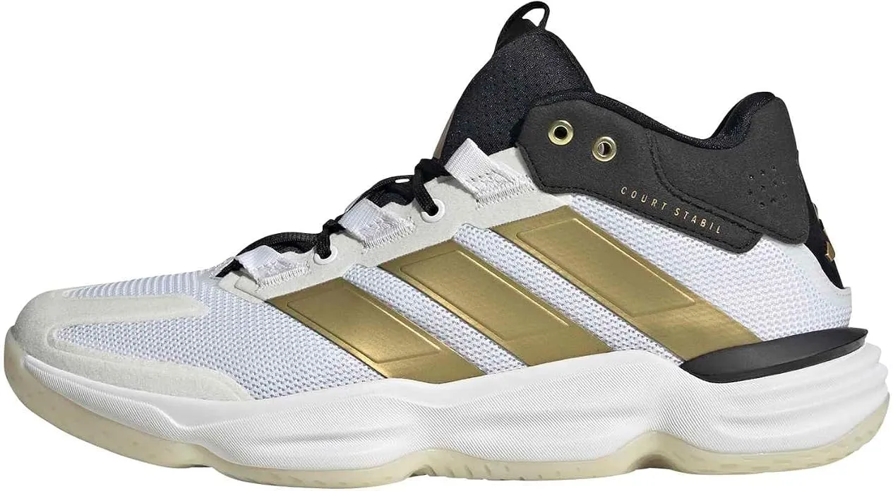 Zapatillas Indoor adidas Courtstabil Performance Hombre Blanco/Dorado Talla 40 2/3 EU