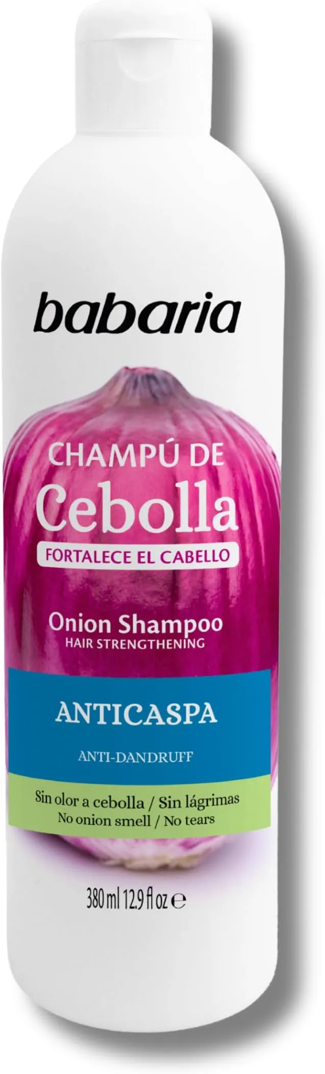 Champú Anticaspa Babaria con Cebolla - Fortalece y Estimula el Crecimiento