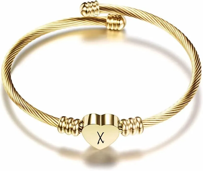 Pulsera Suonie Plata Amor Corazón Ajustable