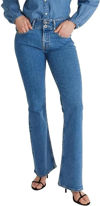 Jeans Pepe Jeans Flare Venus Mujer Azul Elástico Talla 33W/32L