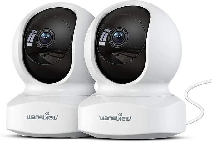 wansview 2K Camara Vigilancia WiFi Interior