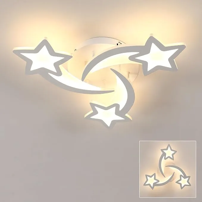Lámpara LED Osairous Estrella 36W - Diseño Elegante y Luz Cálida