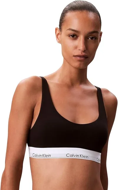 Sujetador Bralette Mujer Lightly Lined con Logotipo en la Cintura
