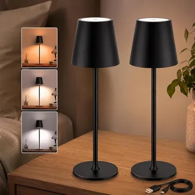 PACK AHORRO 2 Lámparas LED de Mesita de Noche sin Cables