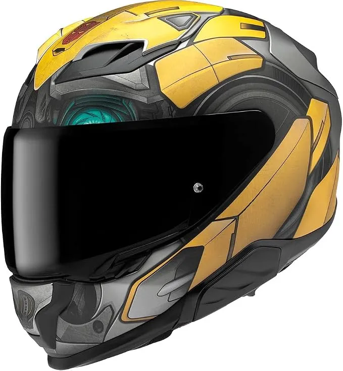 Casco Integral Moto HJC F71 Bumblebee Hasbro MC3SF Talla XXL