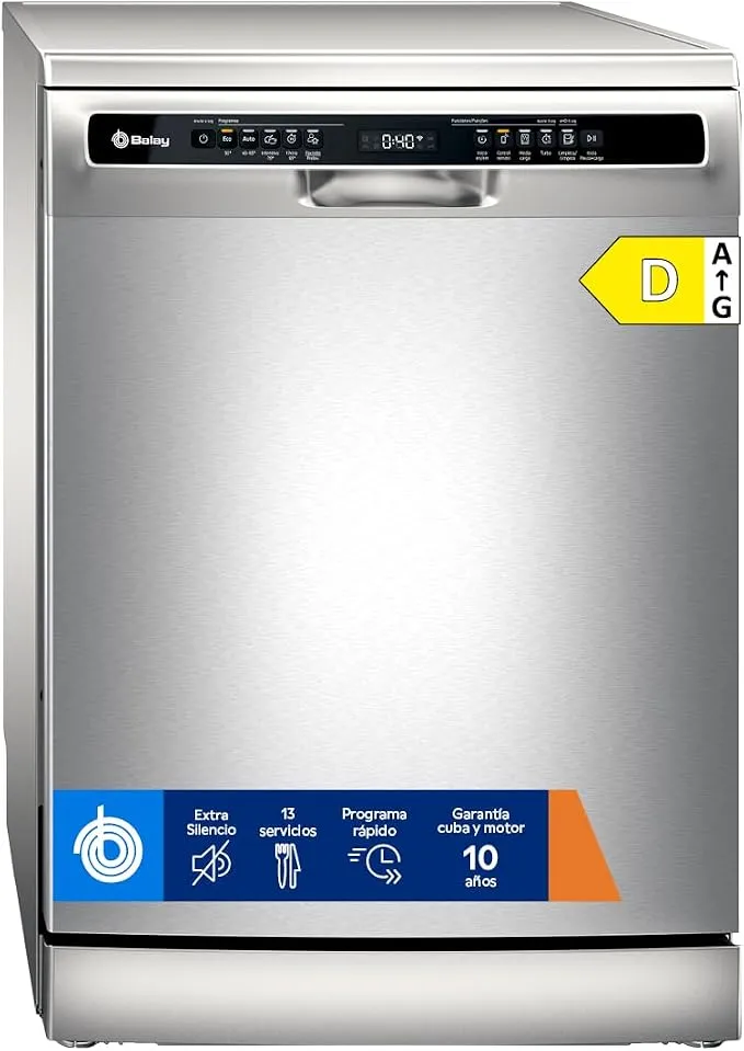 Balay Lavavajillas 13 servicios Media Carga Inox 3VS5011IA Clase D