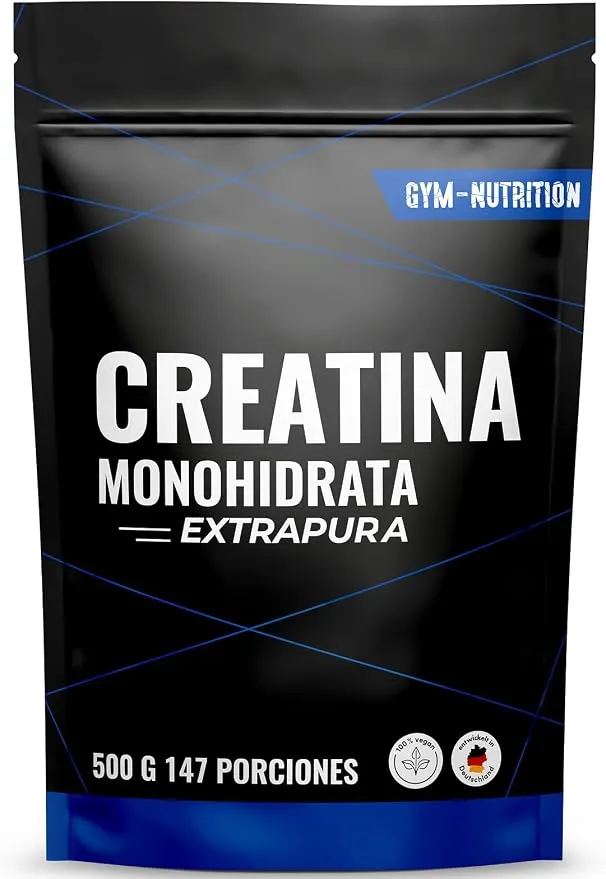 Creatina Monohidratada Extrapura 500g para Rendimiento Muscular