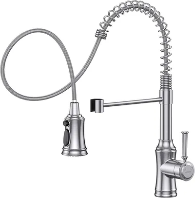 HURRAN Grifo Cocina NÃquel Cepillado