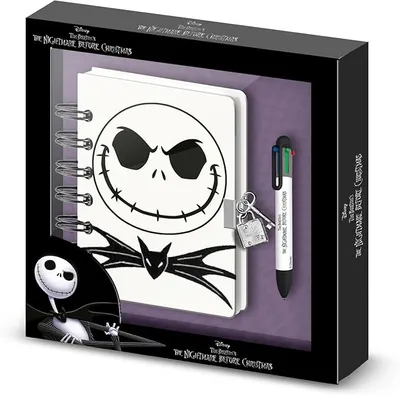 Disney Pesadilla Antes de Navidad Jack-Pack de Diario A5 + Bolígrafo de 6 Colores
