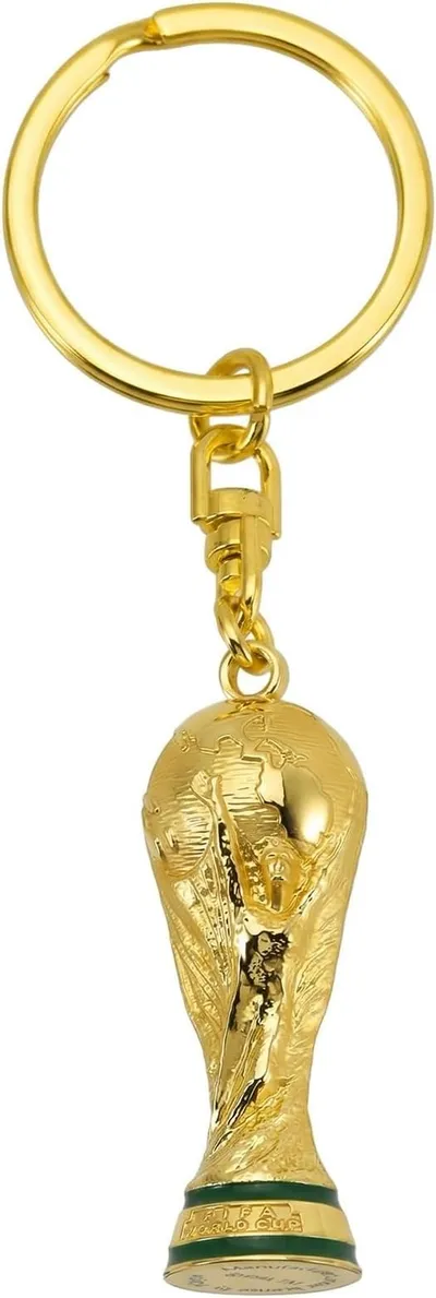 Wagon International FIFA World Cup 2026 Official Gift, Llavero Oficial FIFA Copa del Mundo 2026 – Trofeo 3D Giratorio 40 mm – Edición Coleccionista