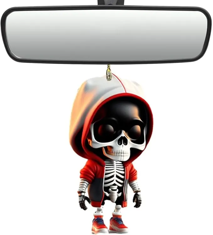 Colgante Calavera para Coche con Colores Vivos