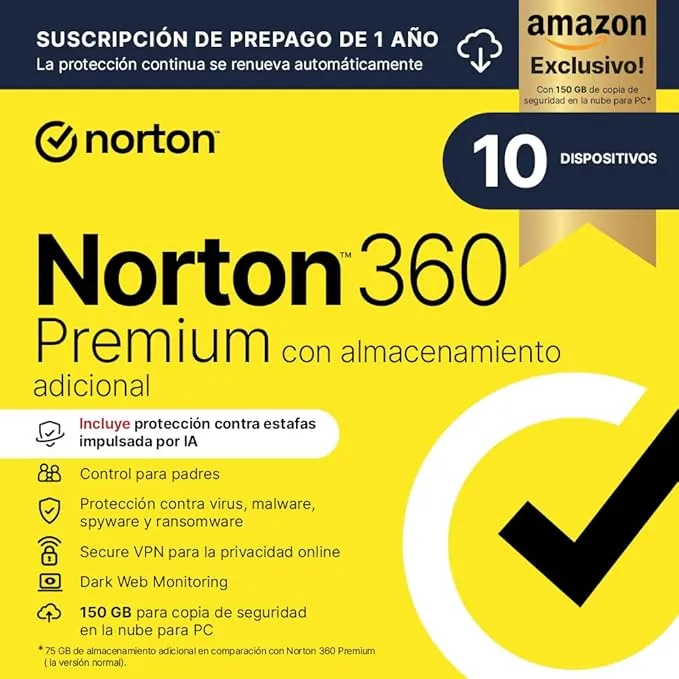 Norton 360 Premium Exclusivo Amazon