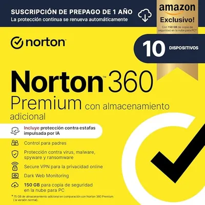 Norton 360 Premium Exclusivo Amazon