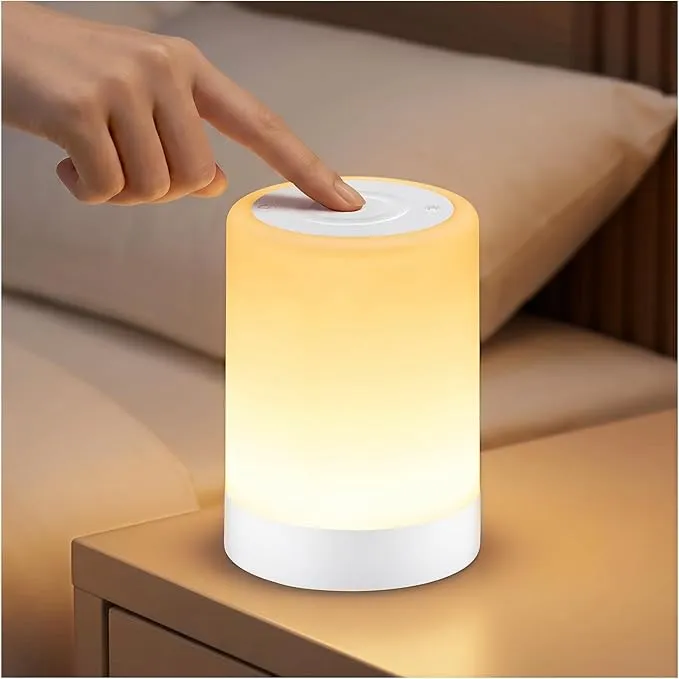 Lámpara LED Auxmir Recargable para Mesita de Noche