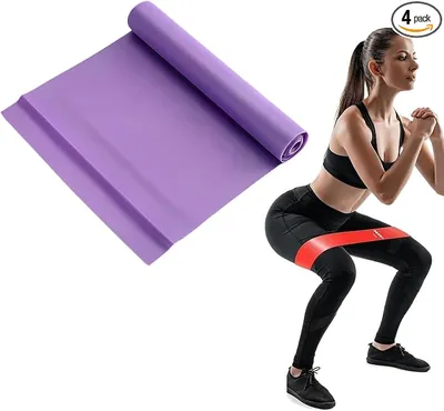 Set 4 Bandas Elásticas ITCGOB para Entrenamiento Fitness y Yoga