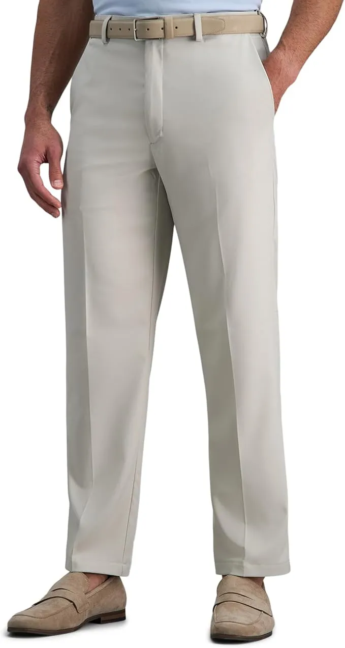 Haggar Cool 18 Pro - Pantalón de Cintura Ampliable para Hombre
