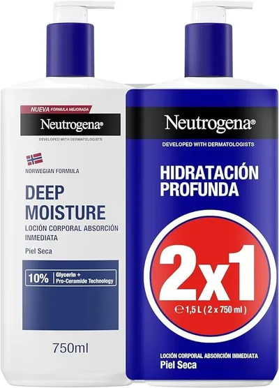 Neutrogena Fórmula Noruega Hidratación Profunda - Pack de 2 loción corporal
