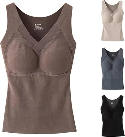 Camiseta interior térmica mujer con sujetador integrado