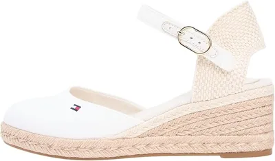 Tommy Hilfiger Mid Wedge Espad Closed Toe Fw0fw09233 Alpargatas de cuñaMujer