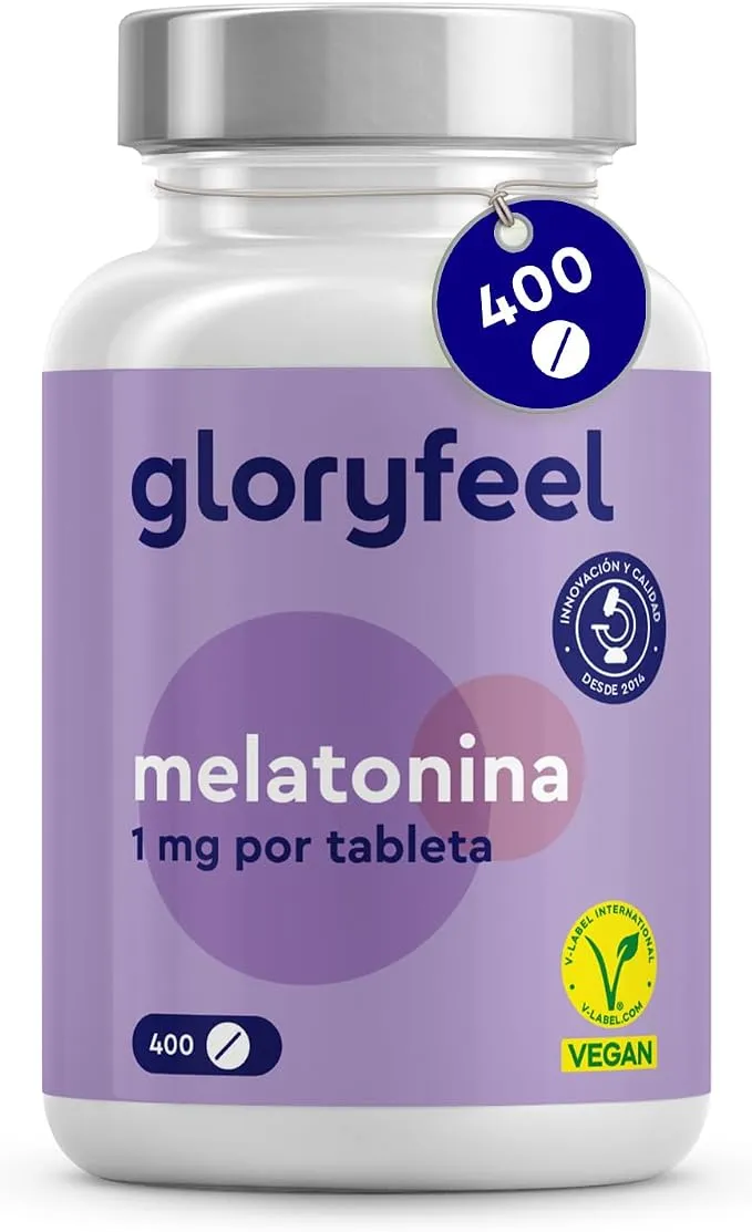 Mega Pack Melatonina 400 Tabletas para Dormir Rápido y Mejor