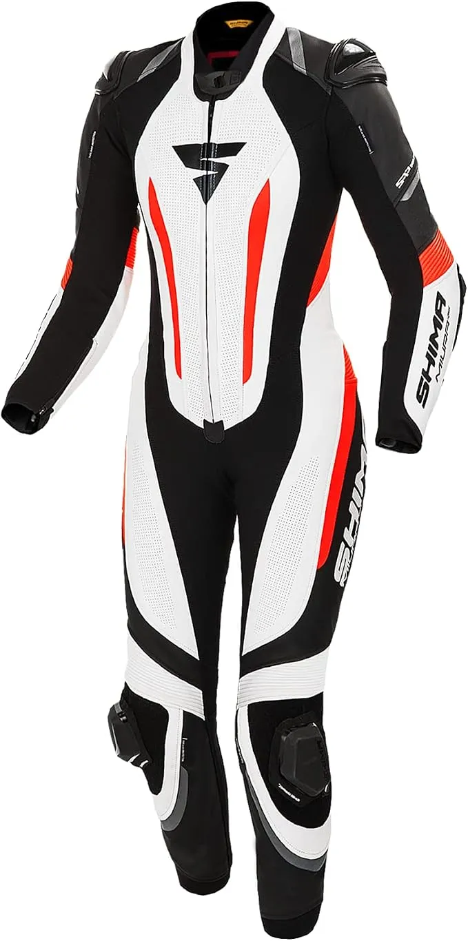 SHIMA MIURA RS Traje de Moto de Cuero de 1 Pieza para Mujer