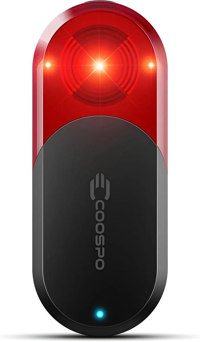 COOSPO TR70 Luz Trasera Inteligente para Bicicleta con Radar y Bluetooth
