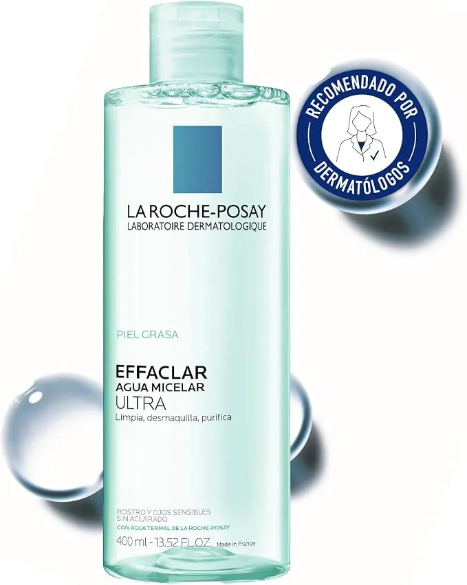 La Roche-Posay Effaclar Agua Micelar Ultra 400ml para Pieles Mixtas/Grasas