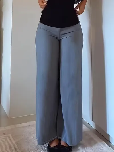 PANTALONES PIERNA ANCHA