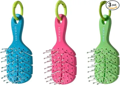 Beter - Pack 3 Charm Cepillo Natural Fiber, Edición Especial Genius Tribe