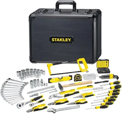 STANLEY Maletín de Mantenimiento 142 Piezas con Herramientas Esenciales