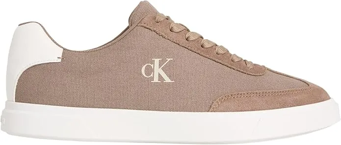 Calvin Klein Sneaker con Suela Cupsole Hombre - Beige (Desert Taupe/Bright White)