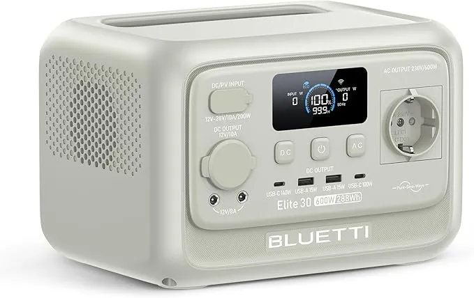 Estación de Energía Portátil BLUETTI Elite 30 V2 288Wh