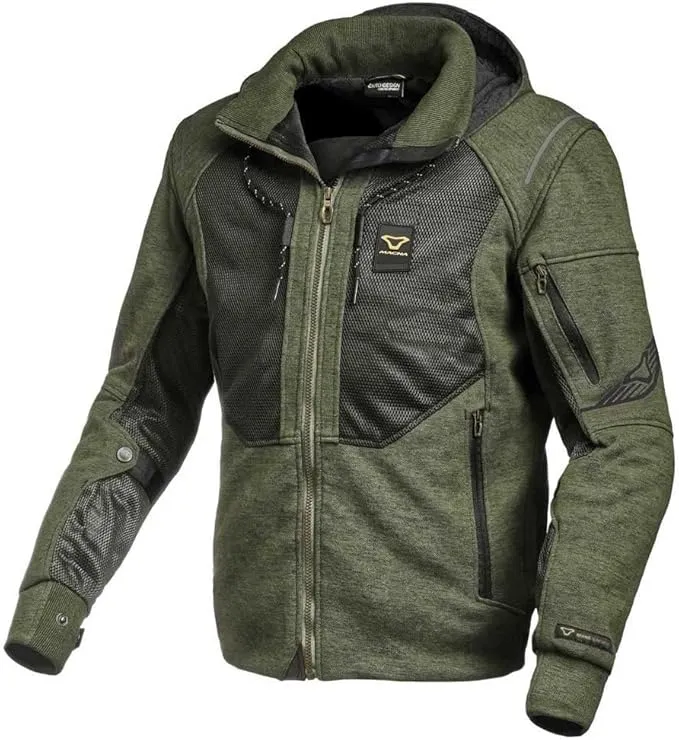 Macna Breeze Sudadera con Capucha con Cremallera De Motocicleta Jersey de Mono