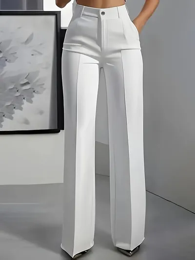 PANTALONES DE VESTIR CINTURA ALTA