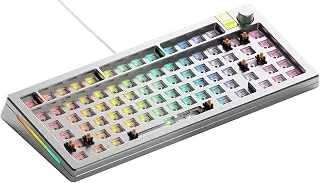 Carcasa Teclado Modular GLORIOUS GMMK 3 Pro HE 75% ANSI (Plata)