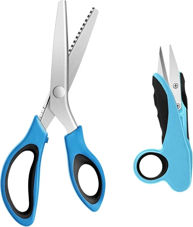 Asdirne Tijeras Profesionales Zig Zag 9.4" Juego de 2
