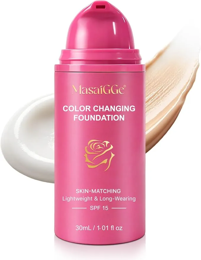 Base de Maquillaje Inteligente con Cambio de Color y SPF15