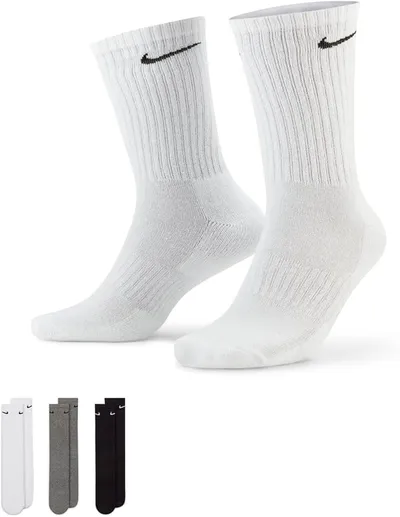 Nike - Pack de 3 pares de calcetines deportivos